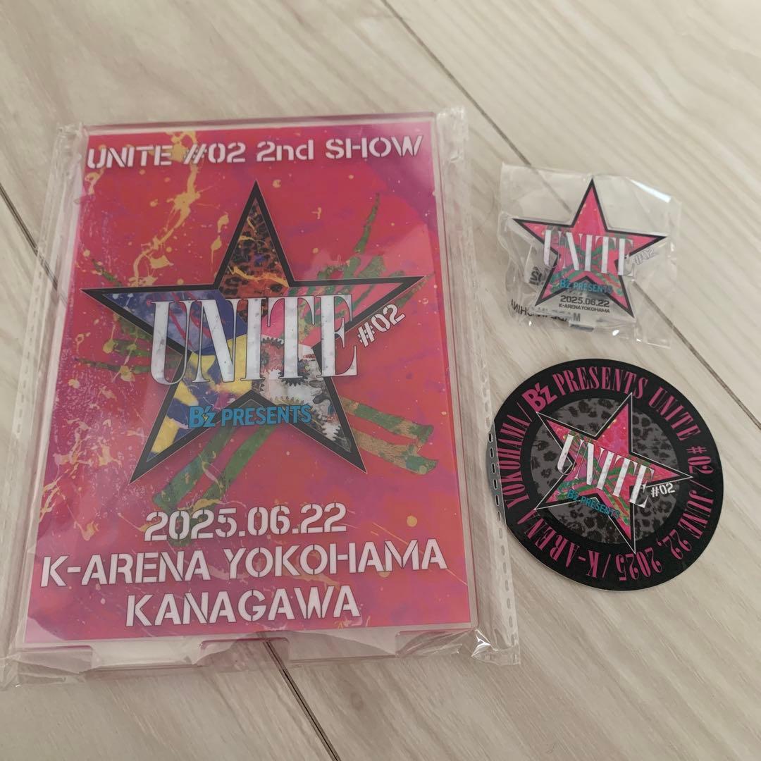 B'z UNITE #02 2nd SHOW メモリアルグッズ3点セット