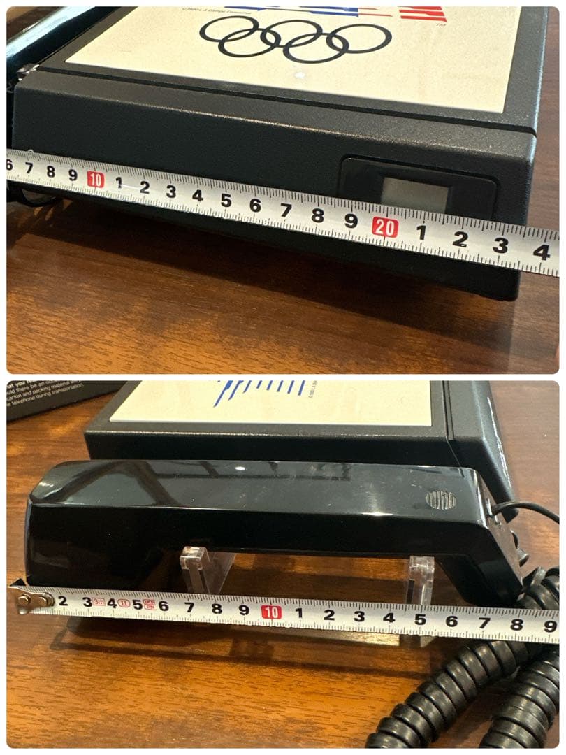 80's ロサンゼルスオリンピック 公式電話機 動作確認済みU.S.A箱あり希少