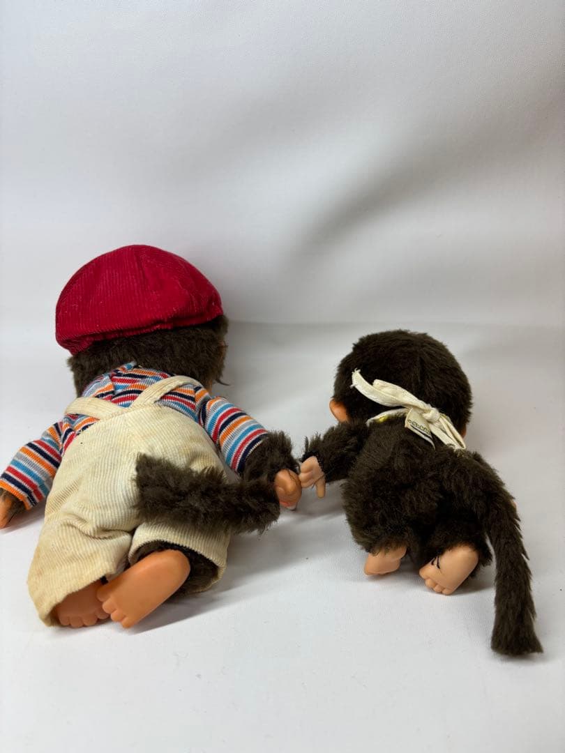 モンチッチ　レトロ　希少　２体セット　高さ約20㎝と高さ約12㎝