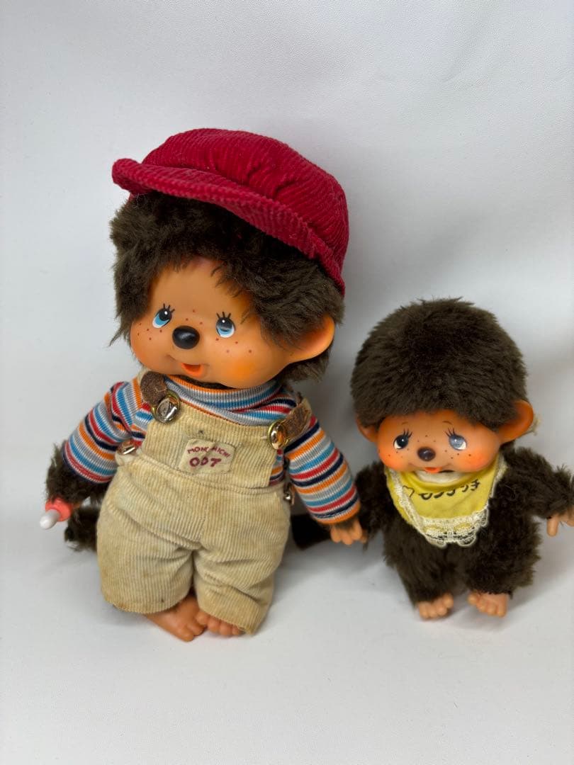 モンチッチ　レトロ　希少　２体セット　高さ約20㎝と高さ約12㎝