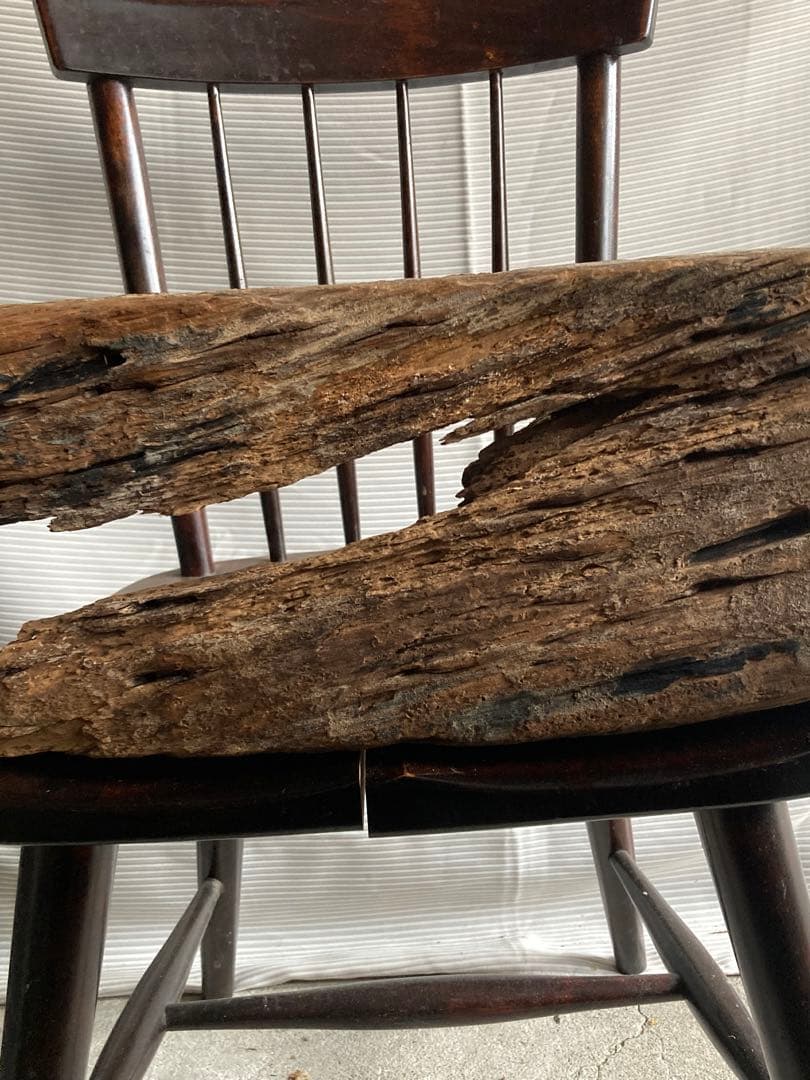 古物　朽ちた木芯　オブジェ　骨董