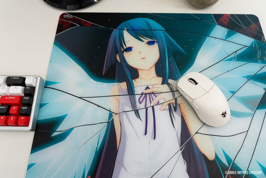 ふもコレ　ガラスマウスパッド　沙耶の唄　コラボ