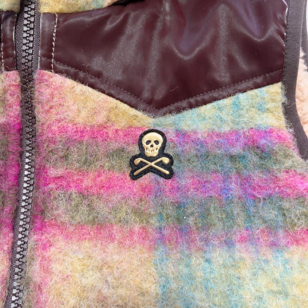 新品タグ付　マークアンドロナ　セットアップ　リバーシブル　ダウンベスト　パンツ