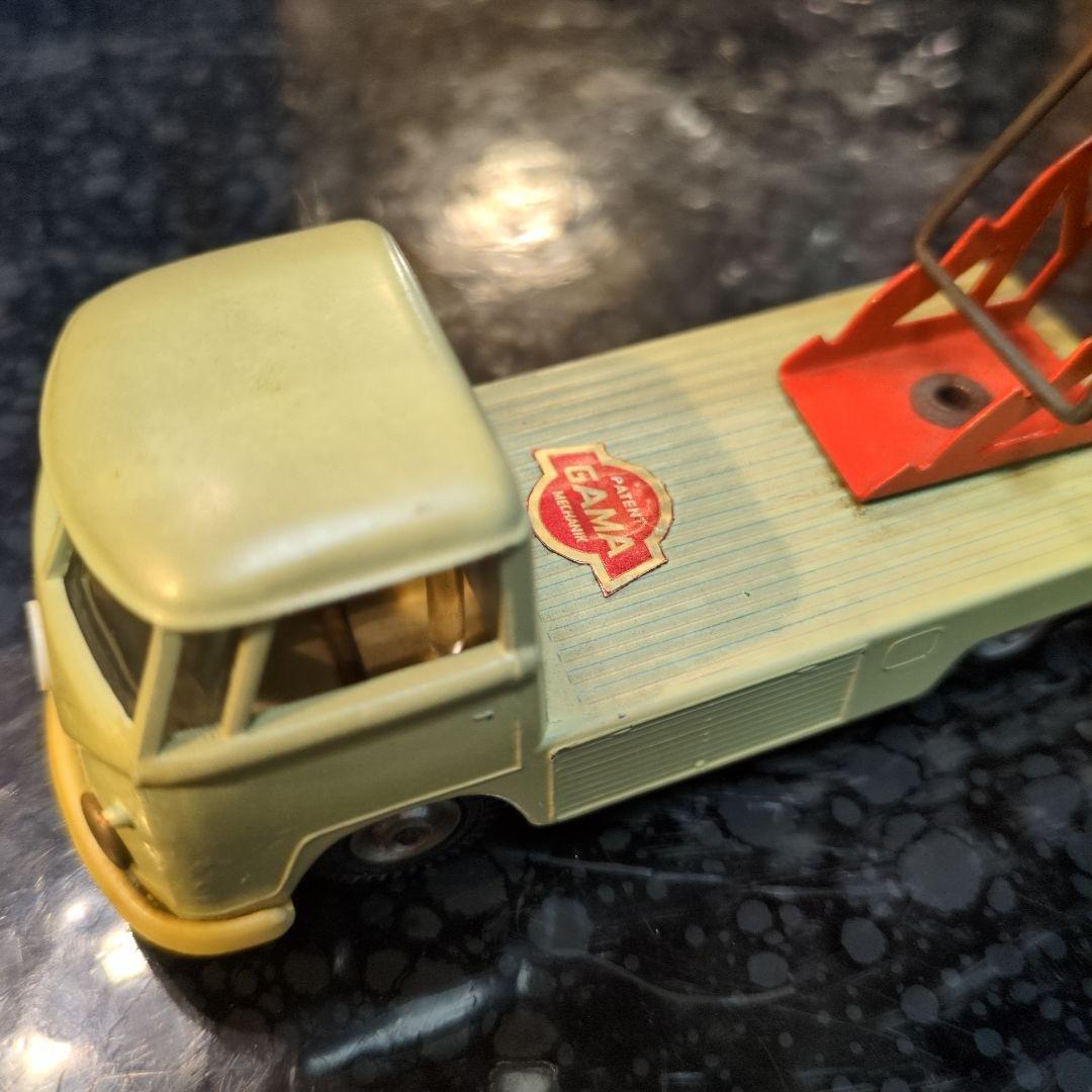 GAMAMINI MOD西ドイツ製 箱無 ワーゲンバス クレーン車、絶版品激レア
