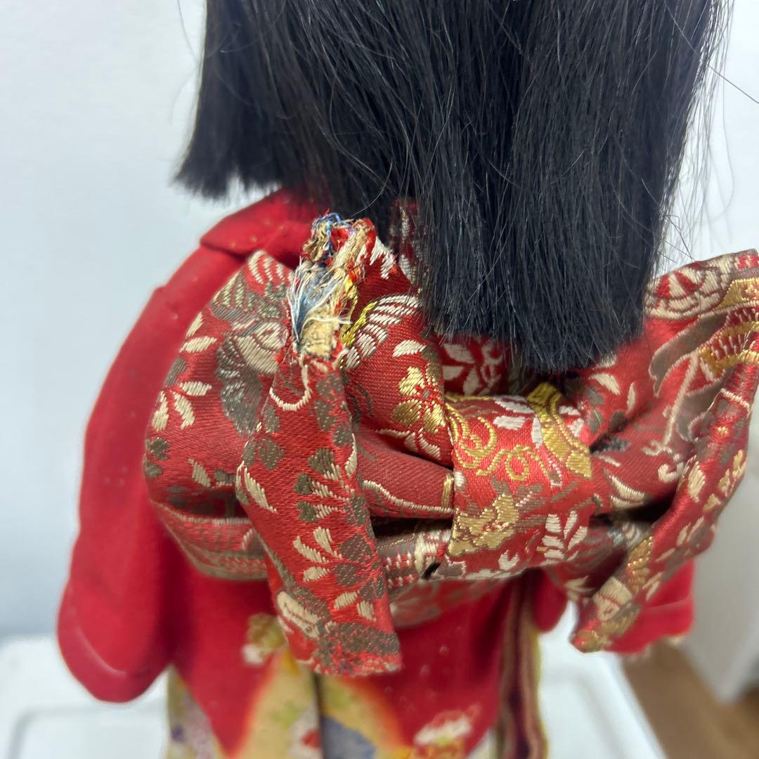 市松人形 赤い着物