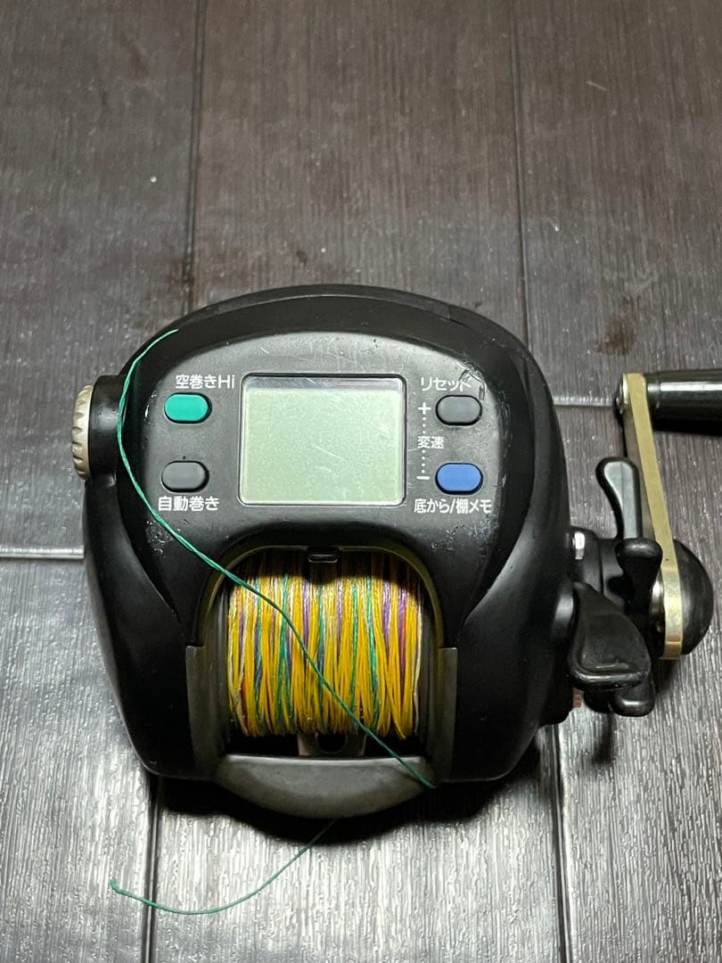電動リール デジタル表示 カラフルライン