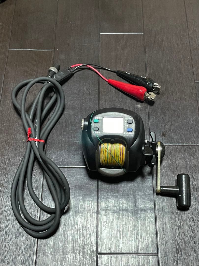 電動リール デジタル表示 カラフルライン