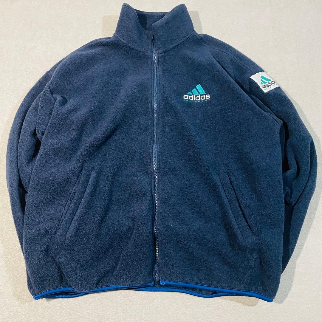 【超希少!美品】90s adidas 3WAYナイロンJKT着脱フリースライナー