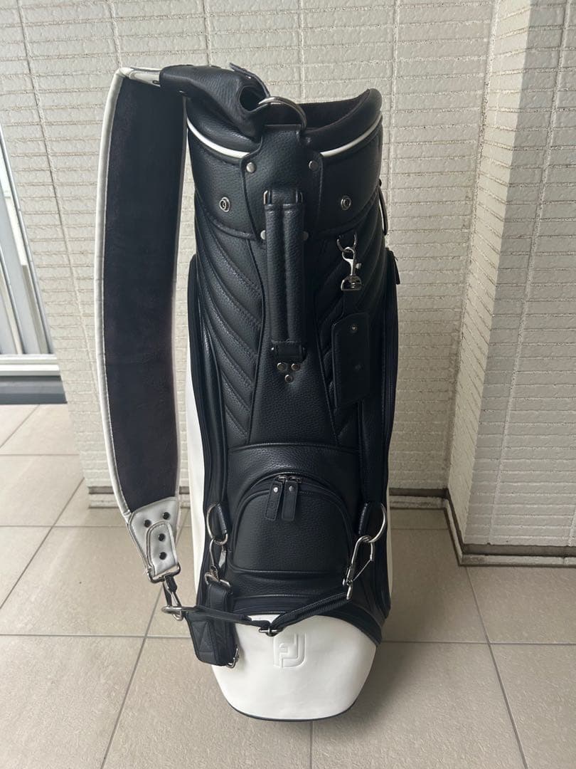 梅ちゃん専用【希少デザイン】 Foot Joy キャディバッグ 白×黒