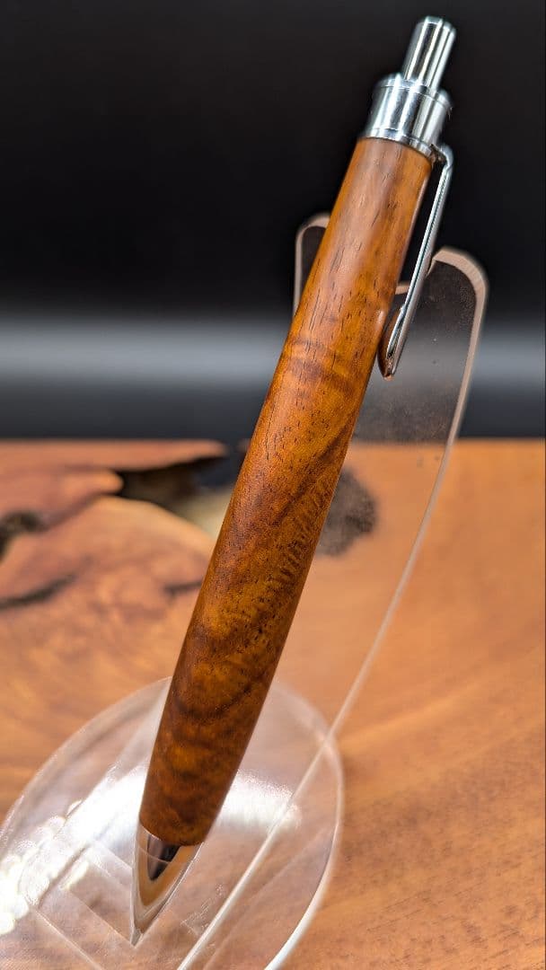 609極上　サイアミーズローズウッド　シアメース　マイクロカーリー　木軸ペン
