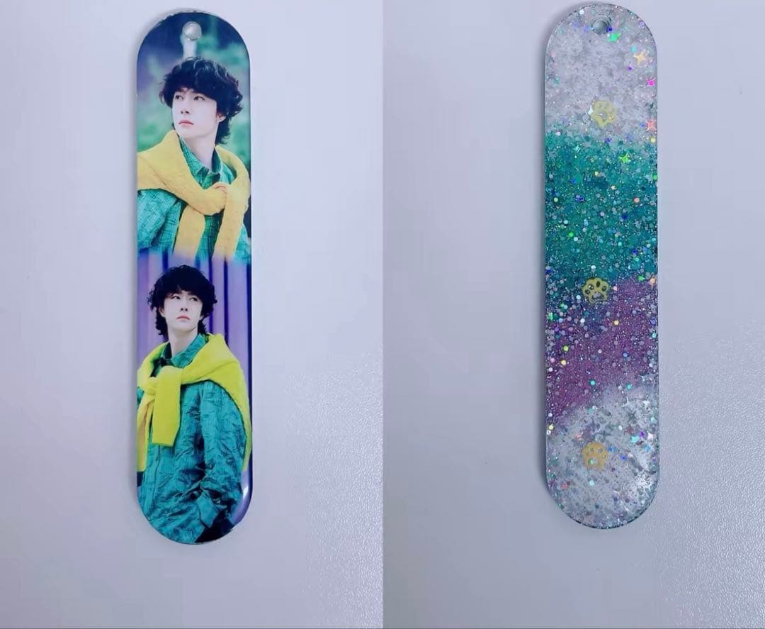 王一博 新作　可愛い　栞　レジンキーホルダー 6点セット❣️0206