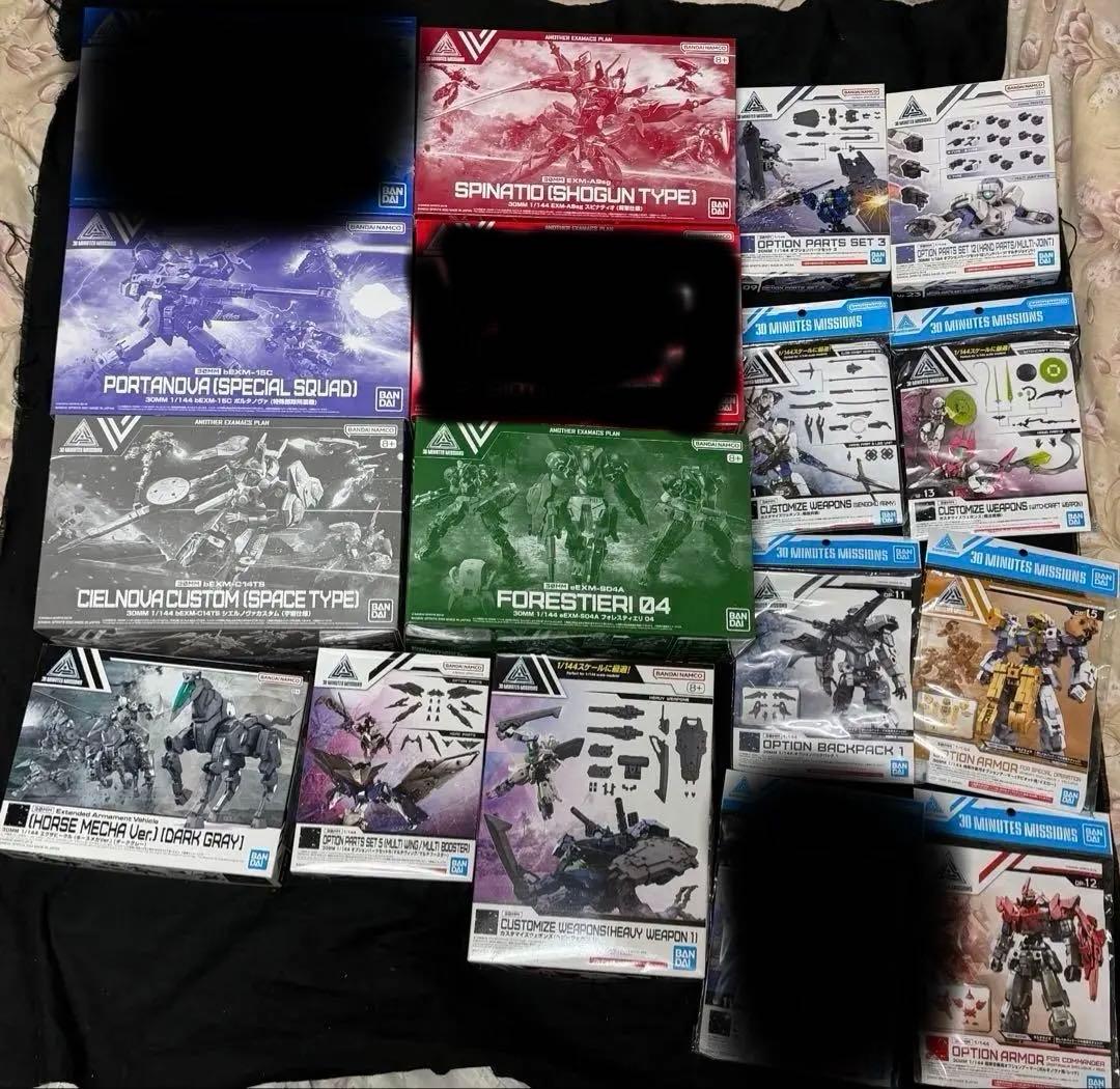 【新品】30MM: スピナティオ(将軍仕様)などプレバン限定6種 他全17セット