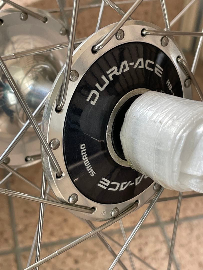 専用！ピスト 前後 ホイールセットnjsデュラエースハブ　タイヤはつきません