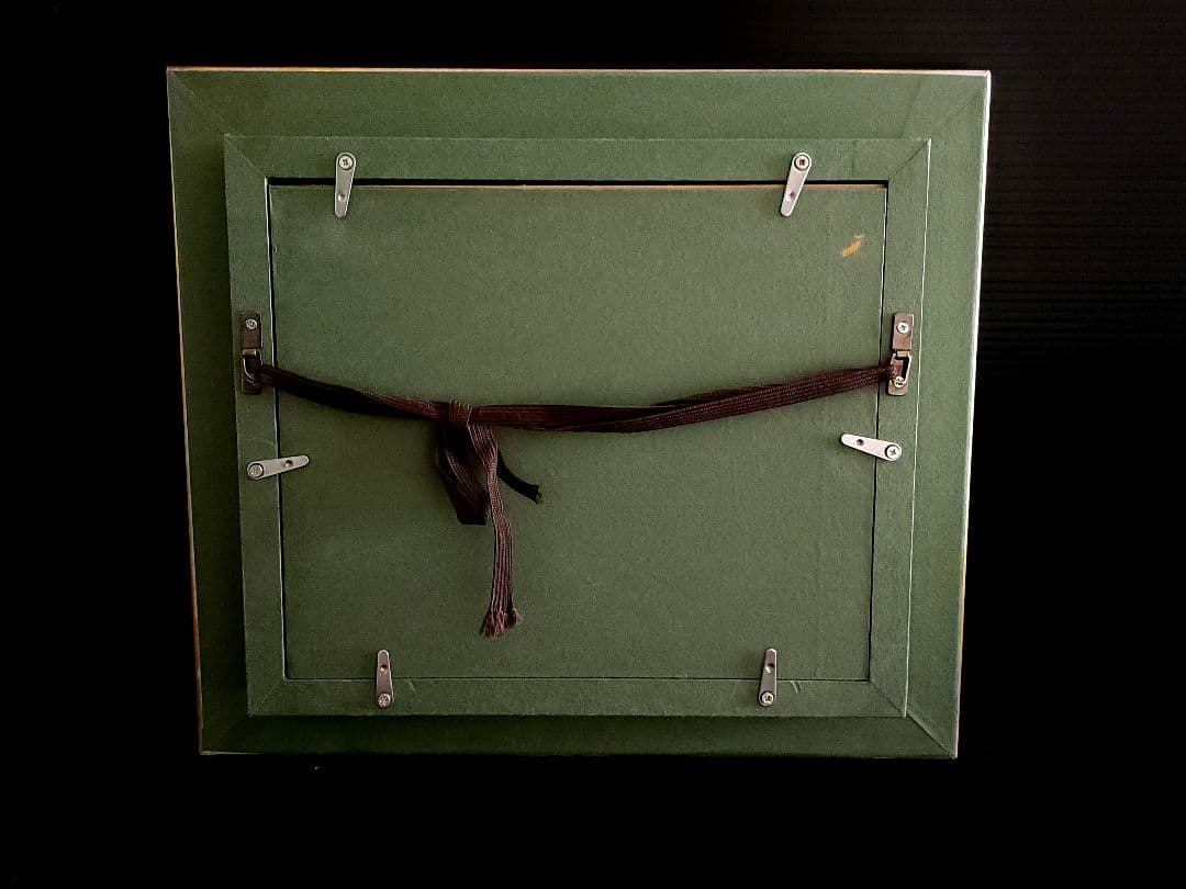 平岡権八郎　花 薔薇 昭和8年 FO 額装 油彩画 直筆サイン