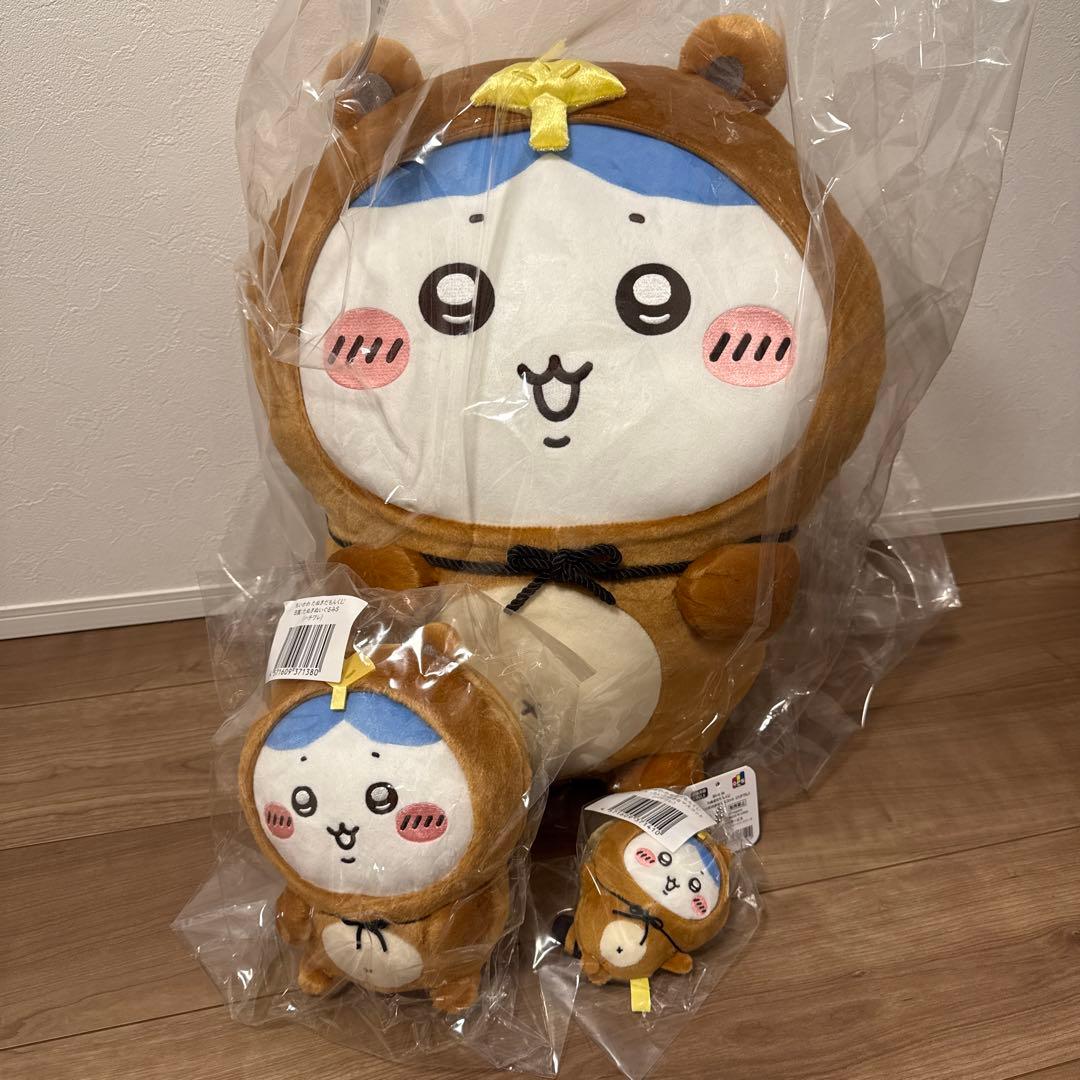 ちいかわ たぬきだもんくじ A賞 B賞 C賞 ハチワレ ぬいぐるみ マスコット