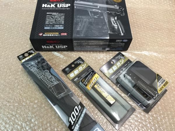 ☆ＮＥＷマルイ電動ガン　H&K ＵＳＰ　１００連他　4点セット!