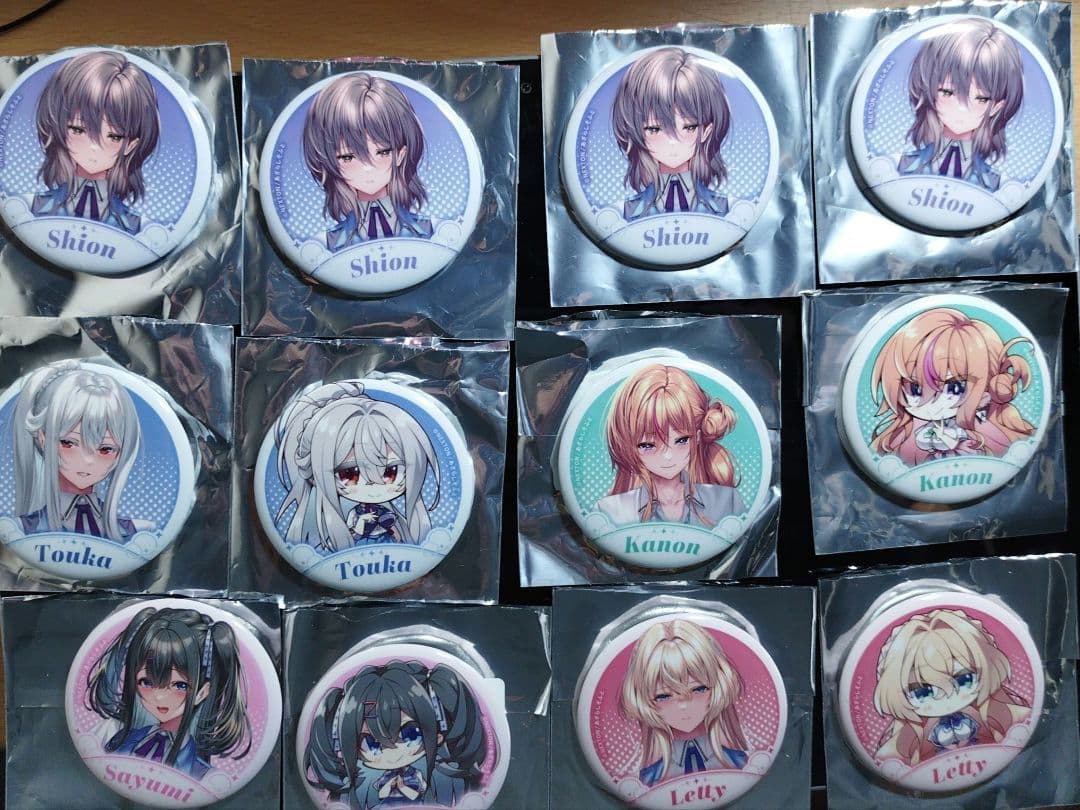 アマカノ3 缶バッジセット