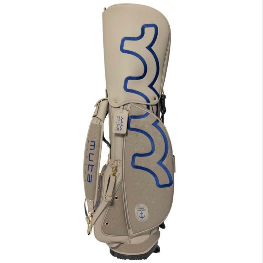 ★超人気完売品　新品　ムータ　キャディバッグ　 ヘッドカバーセット　ベージュ
