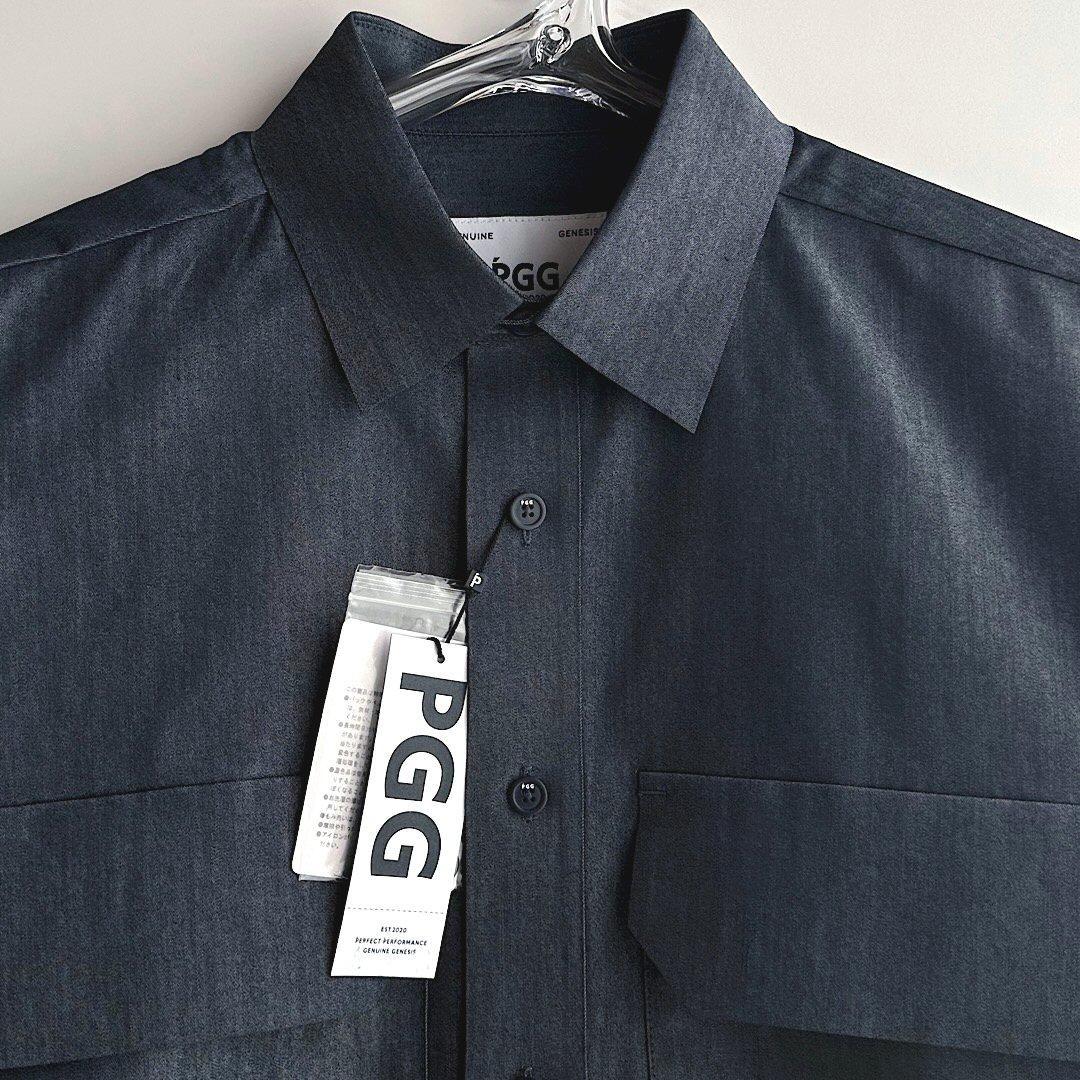 495 PGG 新品タグ付き 定価34,100円 シャツブルゾン サイズ5 L