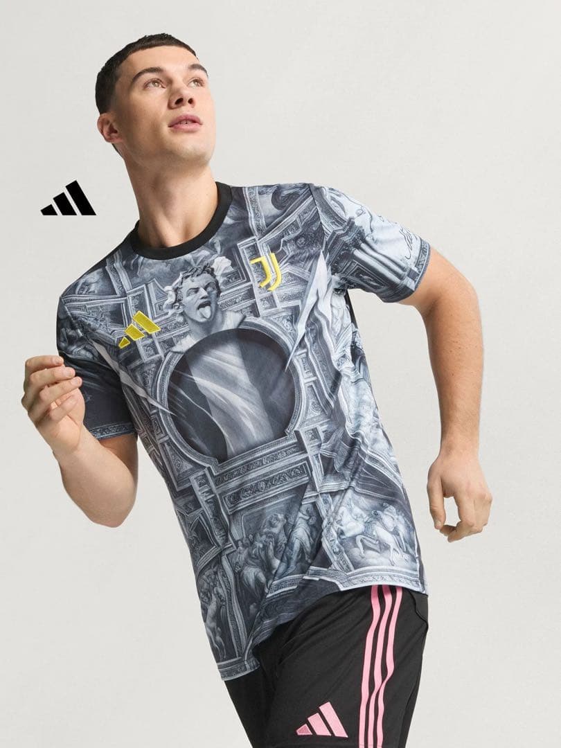 ユベントス25-26プレマッチジャージー デルピエロADP シャツ