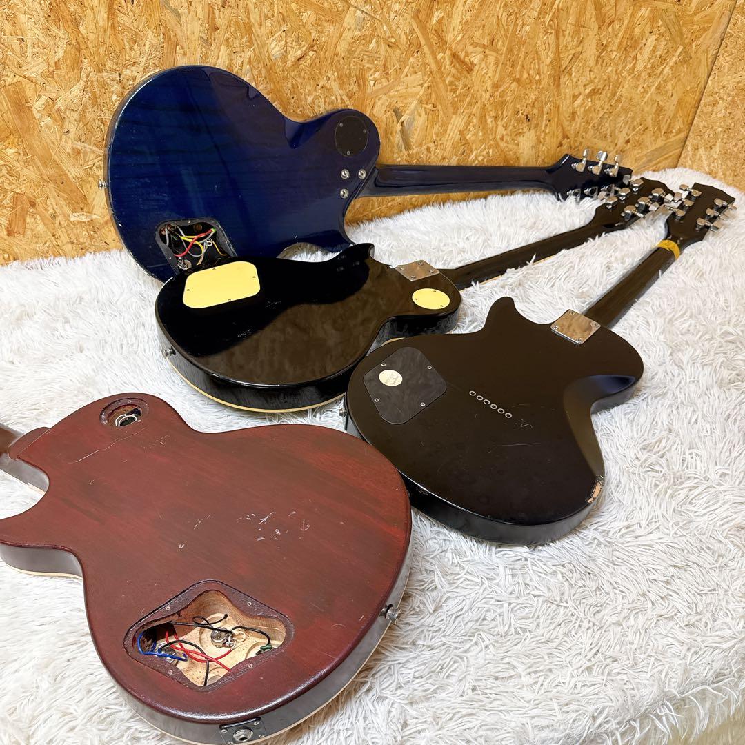 ジャンクギターまとめ売り レスポール系 ARIAレフティ 初期INORAN 他