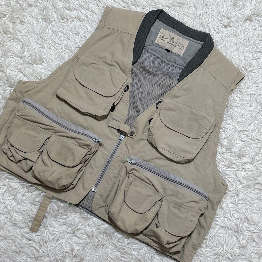 【917】Fairly Good Fisher フィッシングベスト ベージュ