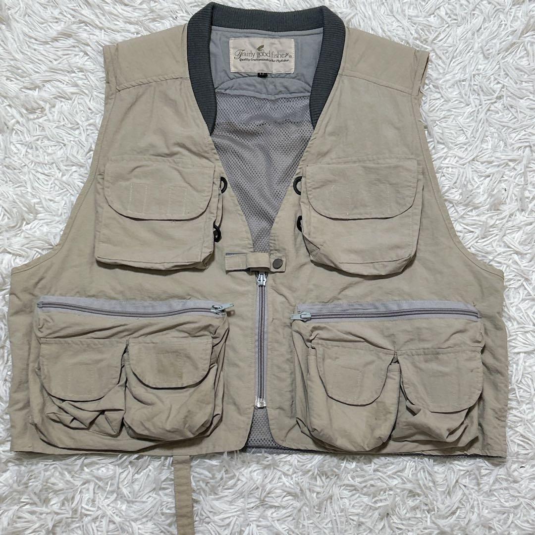 【917】Fairly Good Fisher フィッシングベスト ベージュ