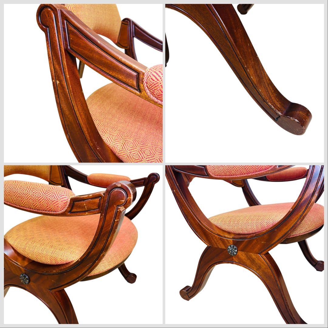 DREXEL HERITAGE USA製　ヴィンテージ家具　チェア　マホガニー