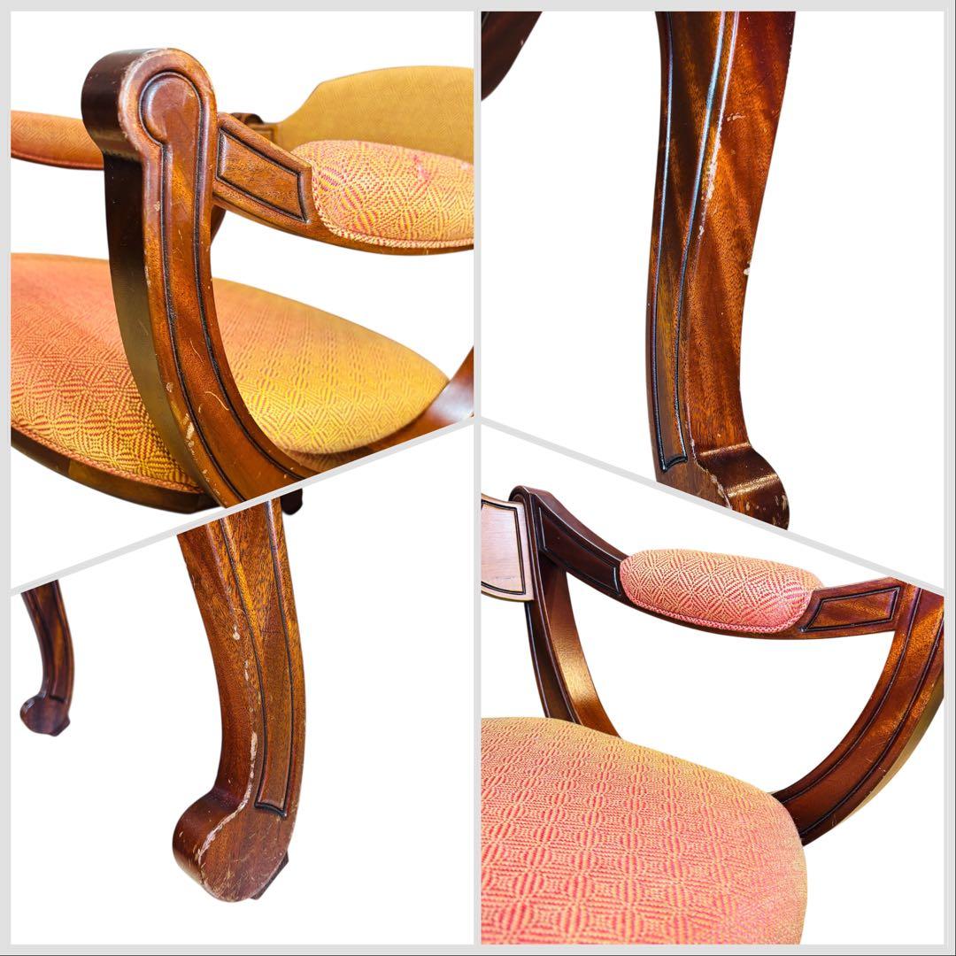 DREXEL HERITAGE USA製　ヴィンテージ家具　チェア　マホガニー