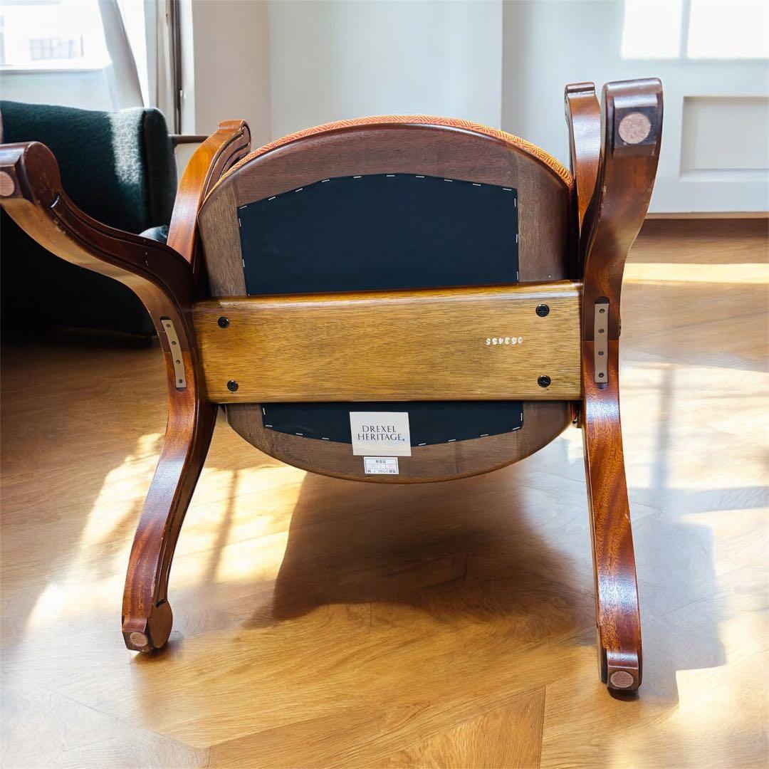 DREXEL HERITAGE USA製　ヴィンテージ家具　チェア　マホガニー