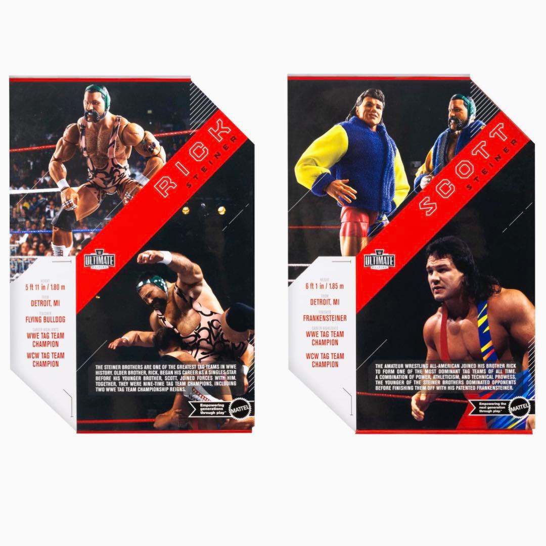 【新品未使用未開封】WWE 公式 シュタイナーブラザーズ フィギュア 日本未発売