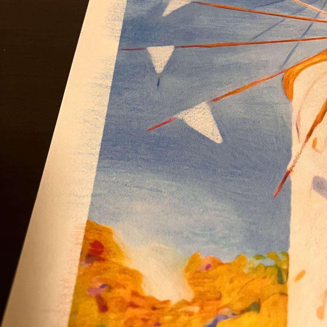 ジブリアート12 魔女の宅急便より「太陽の風車」　額装品　32.7㎝×24.0㎝