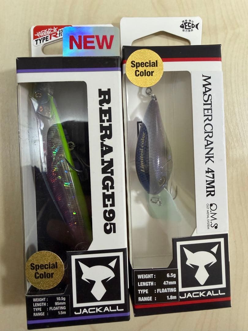 ジャッカルリレンジ95F & マスタークランク47MR&キングジミーヘンジ