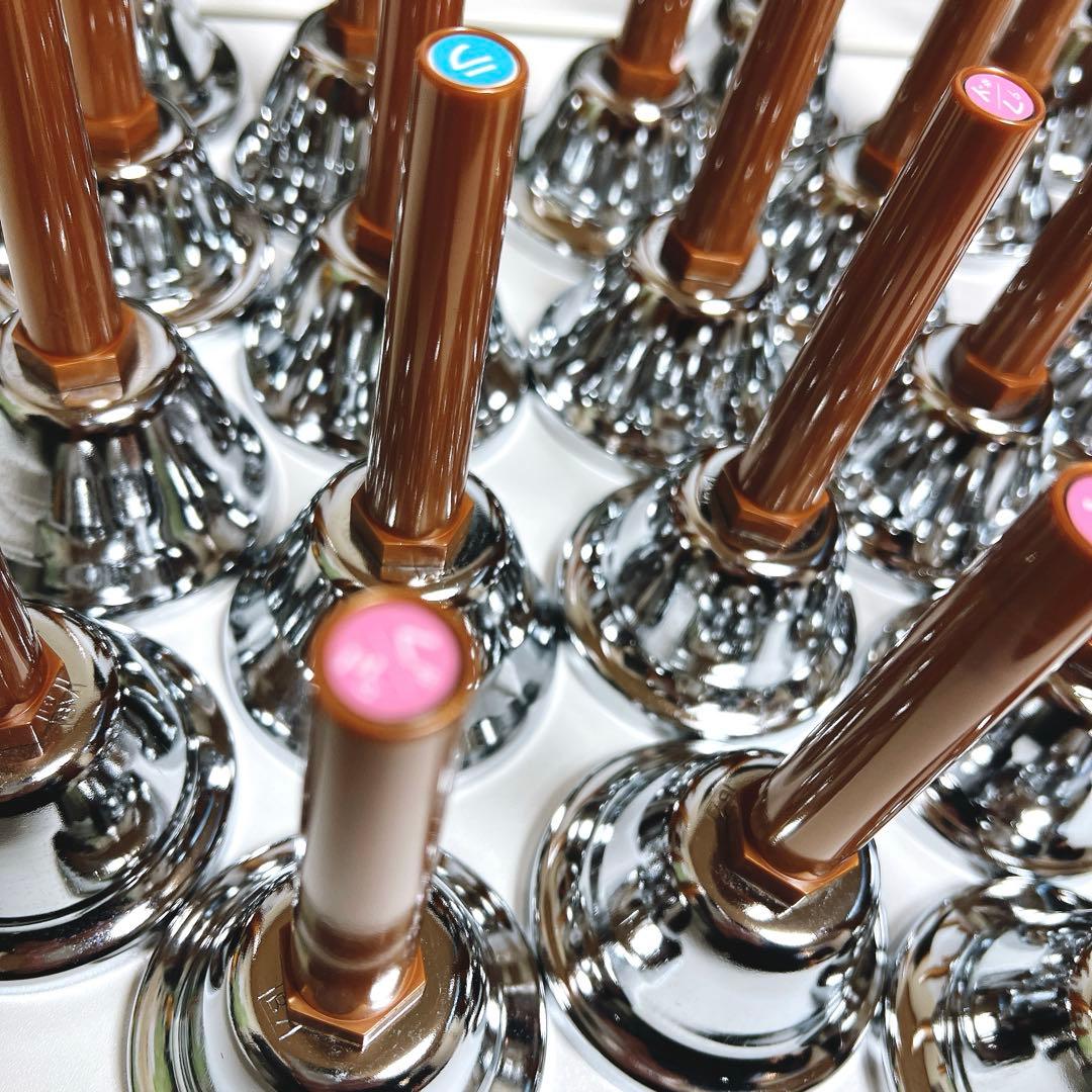 【美品】UCHIDA ハンドベル 23音セット　ウチダ　ミュージックベル　ケース