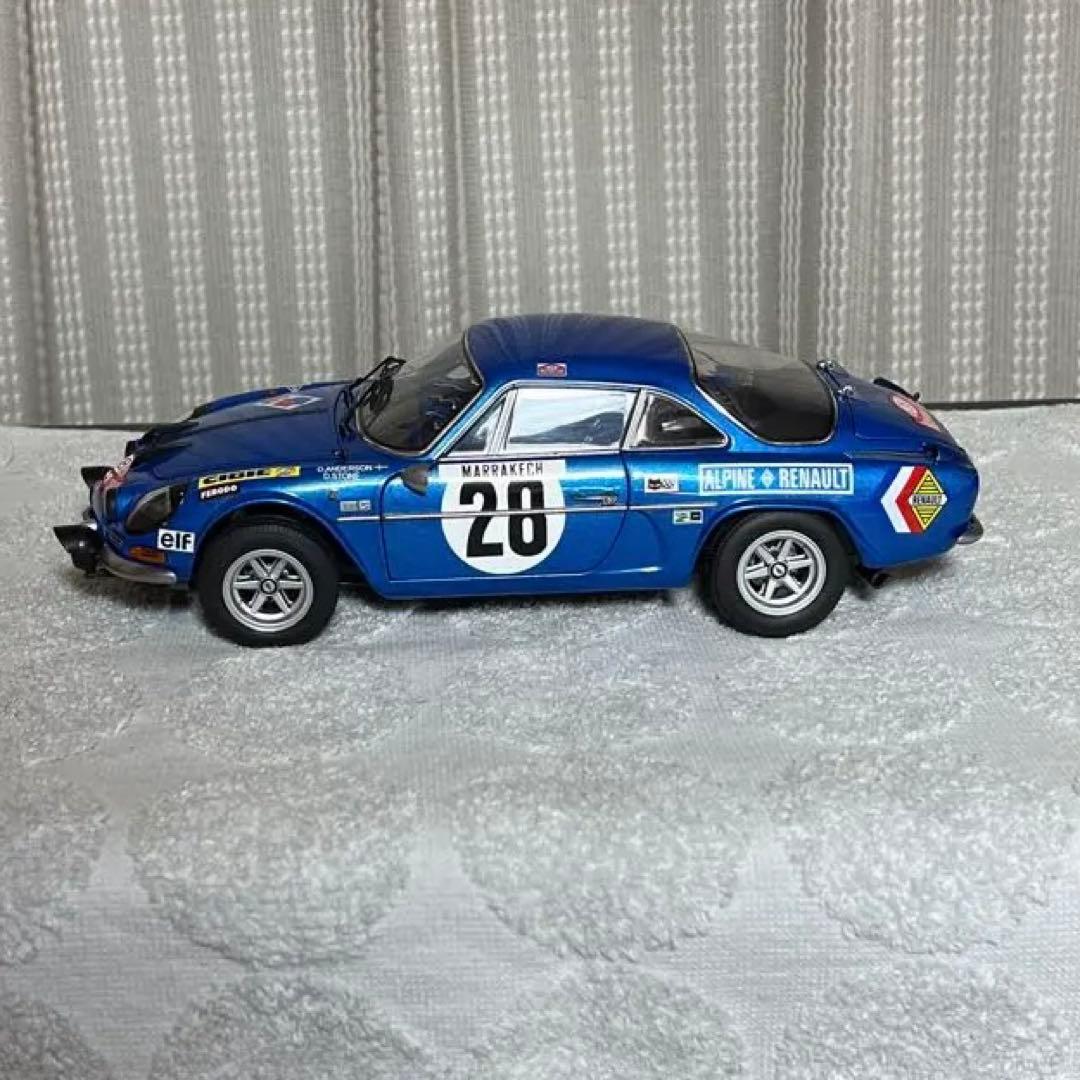 京商，1/18アルピーヌ A110 ミニカー モンテカルロラリー 28