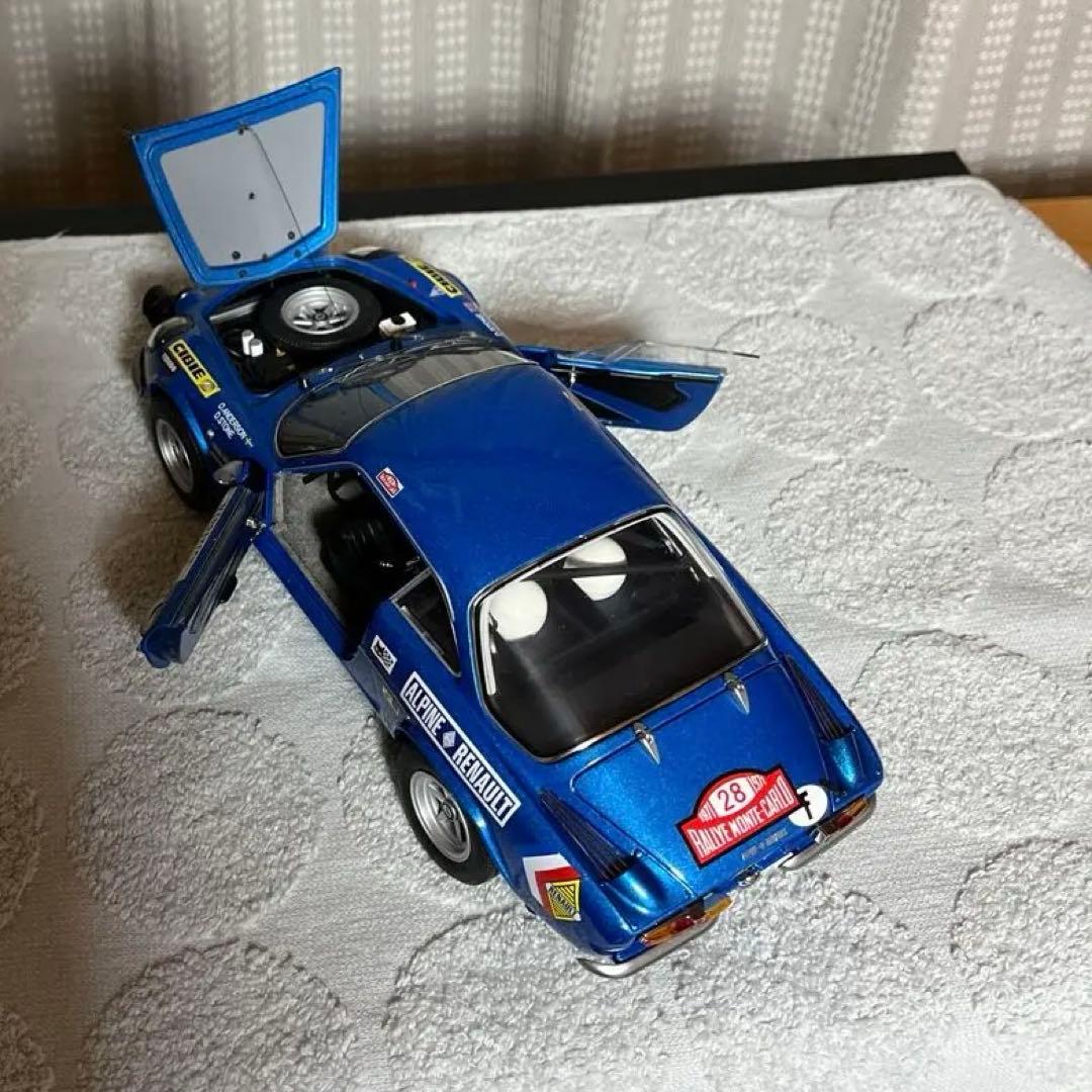 京商，1/18アルピーヌ A110 ミニカー モンテカルロラリー 28
