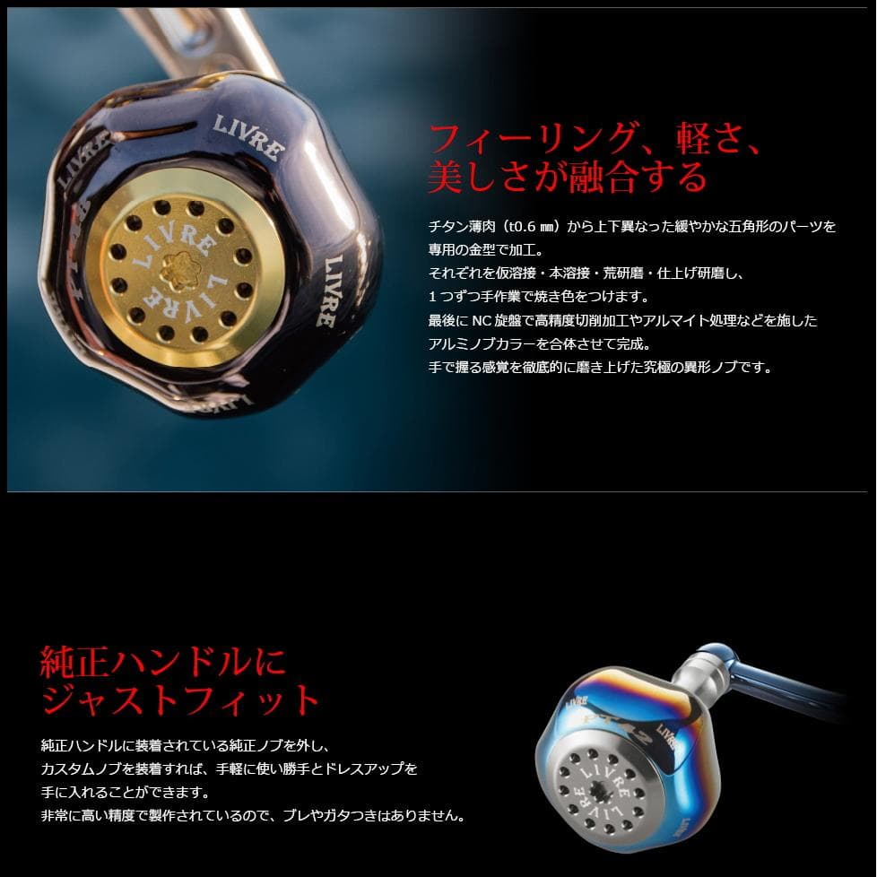 ★特価品10％OFF【リブレ/LIVRE】PT42 ハンドルノブ