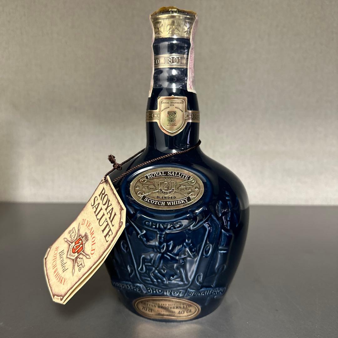 【未開栓】シーバスブラザーズ ロイヤルサルート21年 スコッチウイスキー緑容器