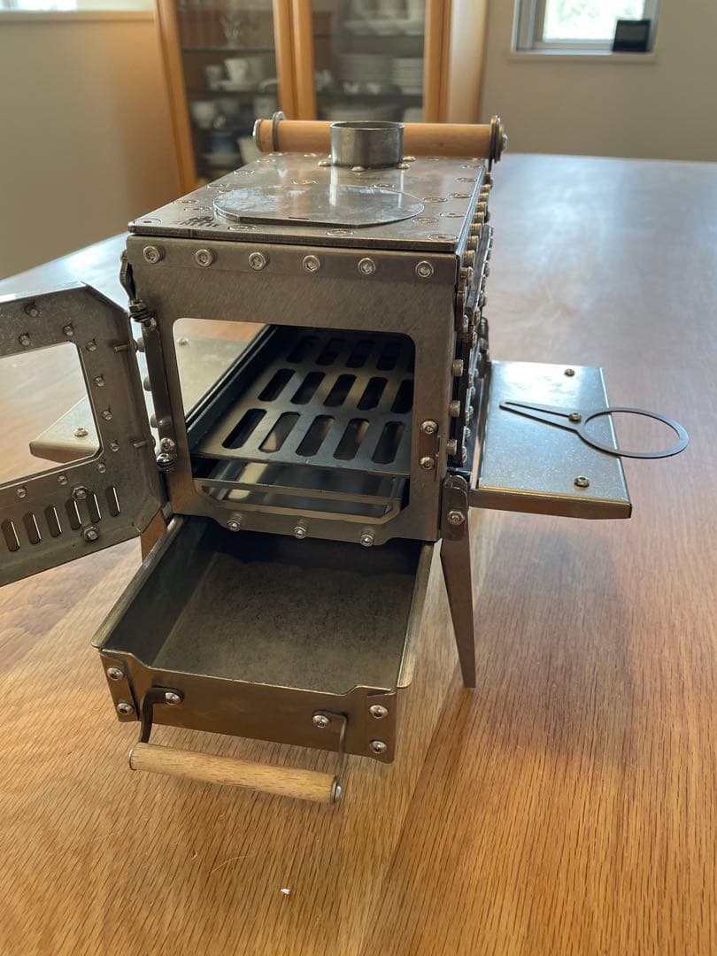 SHITIE 窓付き薪ストーブ ミニ薪ストーブ　マクアケMakuake新品未使用