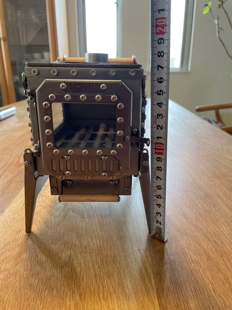 SHITIE 窓付き薪ストーブ ミニ薪ストーブ　マクアケMakuake新品未使用