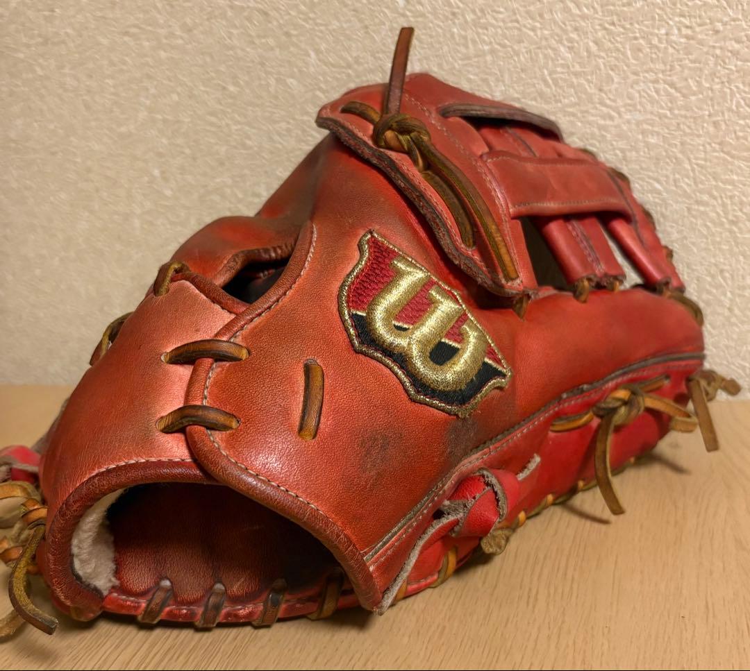 Wilson 硬式ファーストミット 赤