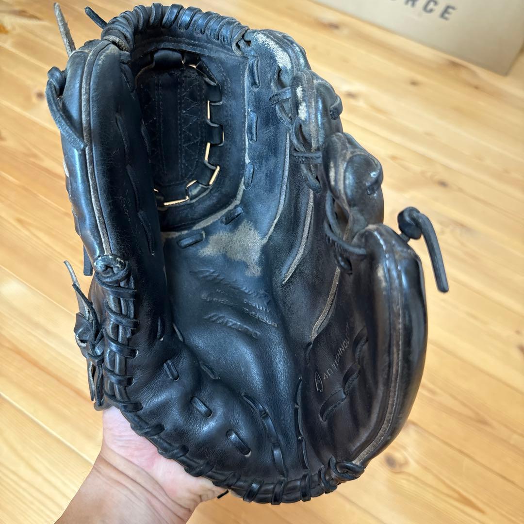 ミズノプロ　硬式　投手用　ピッチャー　ビッグM グラブ袋付き