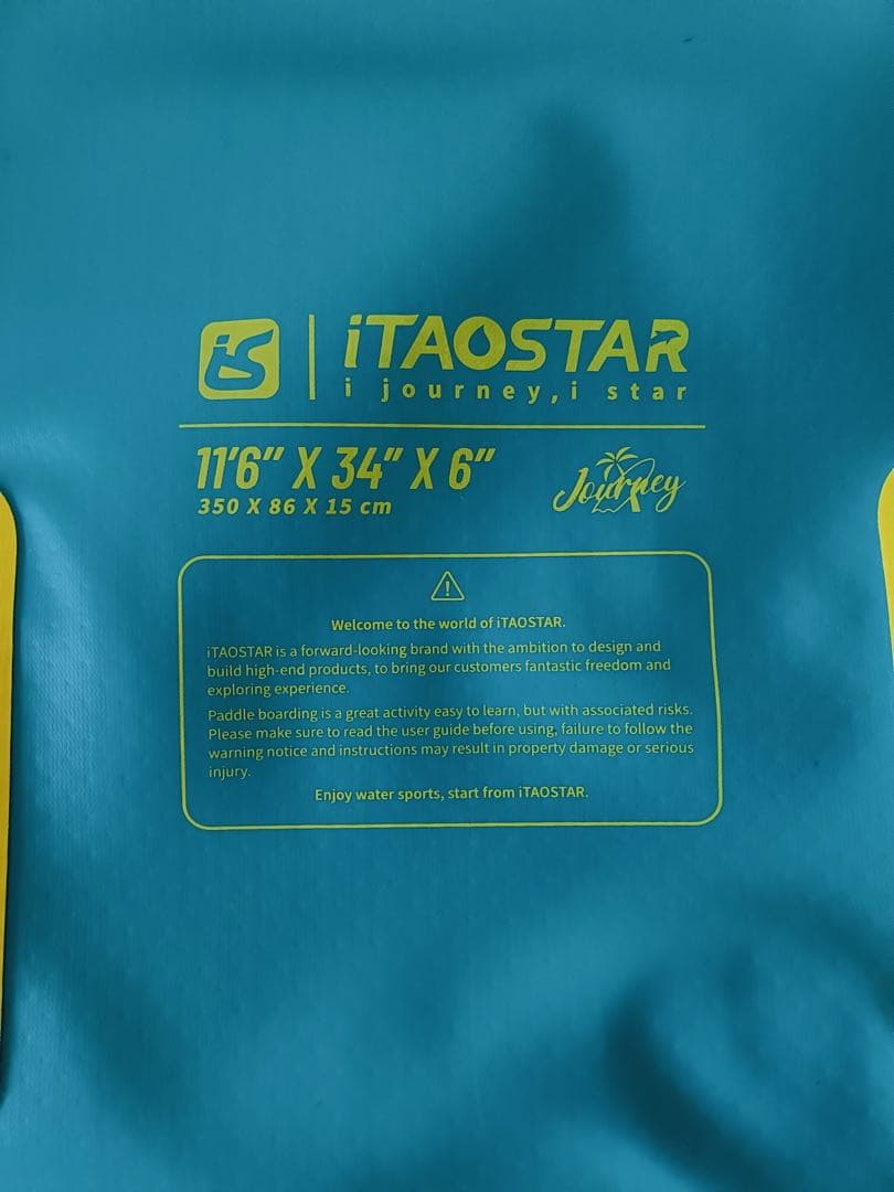 iTAOSTAR ジャーニー 11'6\" x 34\" x 6\"