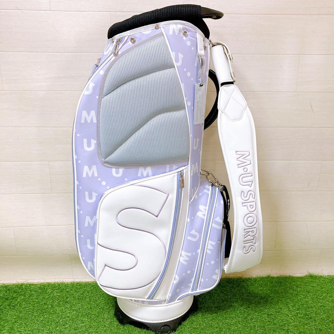 4.ほぼ未使用　エムユースポーツ　ゴルフクラブケース　キャディーバッグ