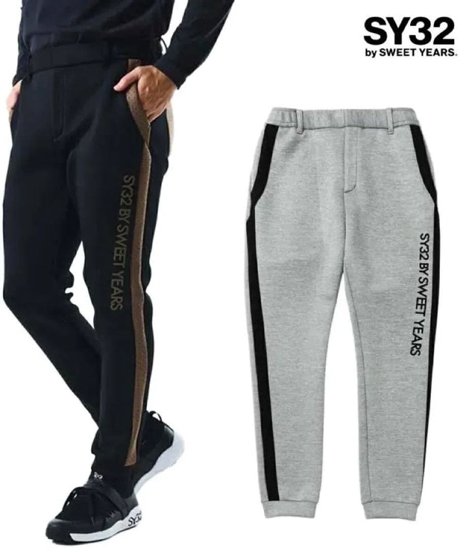 CARDBOARD SIDE LINE PANTS グレー　Lサイズ