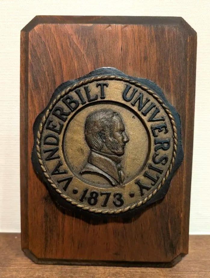 ヴィンテージ 手彫り 木製 盾 カレッジ USNavy エンブレム 英国製 ３点