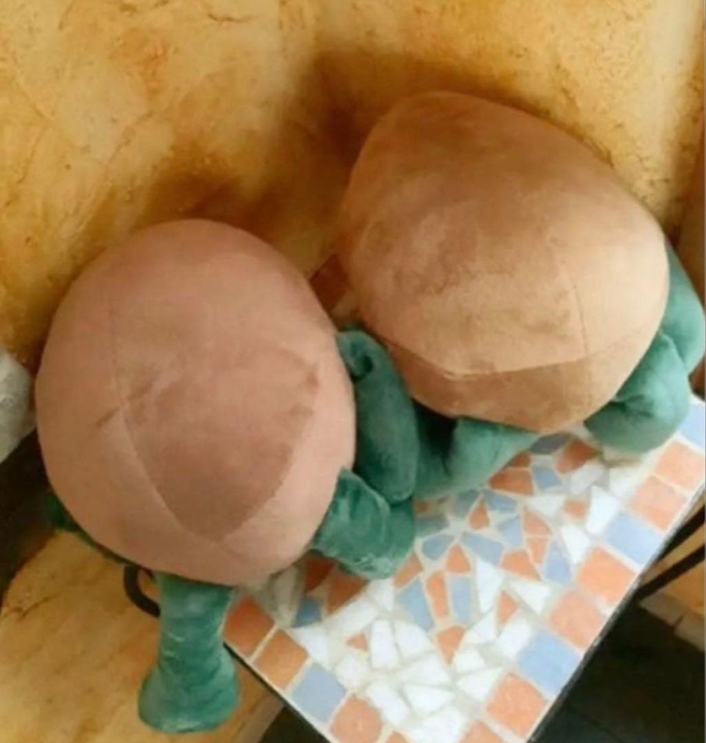 ★ゼスプリ　おまけ付きキウイブラザーズぬいぐるみ(中サイズ)グリーン&イエロー★