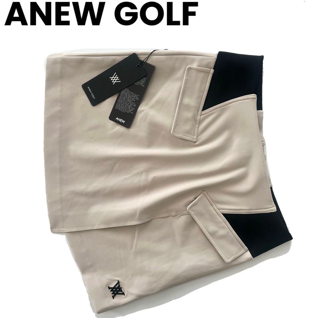 【新品】ANEW GOLF アニューゴルフ　スカート　レディース　M ベージュ