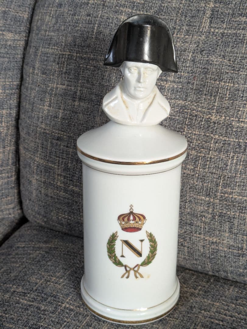 ナポレオン胸像陶器ブランデー容器