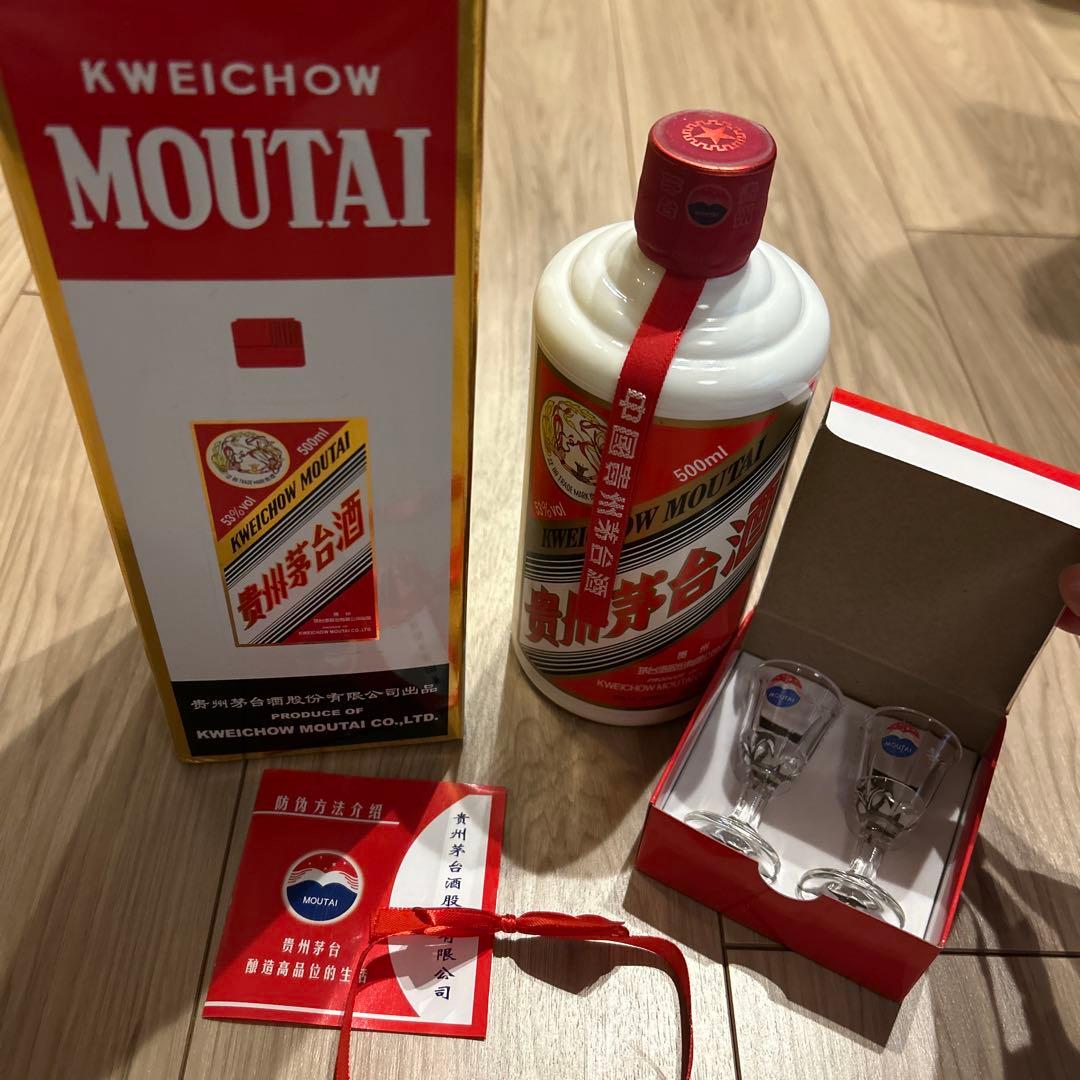 【未開栓】Moutai 2021年製 500ml 53% マオタイ酒 天女ラベル